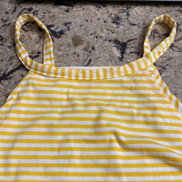 Striped Wrapped Dress    - Picture 2 of 5